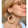 CLOE marron/ivoire - Francine BRAMLI Paris