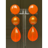 CUBA longue Orange vif - FRANCINE BRAMLI Paris