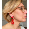 IRIS rouge OP - Francine BRAMLI Paris