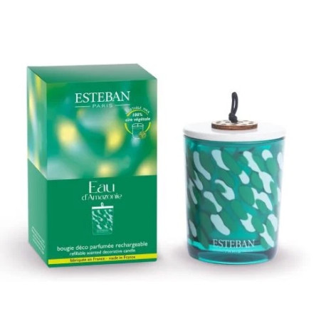 EAU D'AMAZONIE Bougie déco 180gr - ESTEBAN