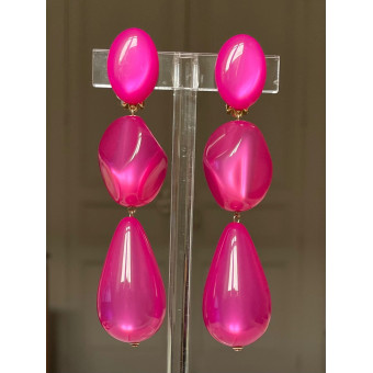 CAYENNE LG Fuchsia - Francine BRAMLI Paris