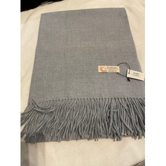 ECHARPE Cachemire GRIS CLAIR