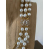 Collier MARIANNE perles nacrées & cristal - FRANCINE BRAMLI Paris