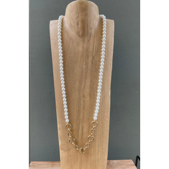 Sautoir VICTORIA perles de Majorque - FRANCINE BRAMLI Paris collier