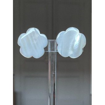 Rainball PAQUERETTE fleur en nacre - Francine BRAMLI Paris