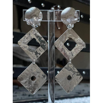 PRISCILLE 2 Métal argenté - Francine BRAMLI Paris