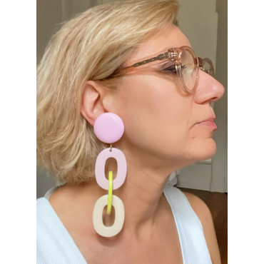 KAENA Ivoire Anis Rose - Francine BRAMLI Paris