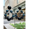 BASTILLES Bleu/noir - Francine BRAMLI Paris