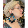 BASTILLES Bleu/noir - Francine BRAMLI Paris