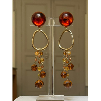 SUZY cristal ambre - Francine BRAMLI Paris