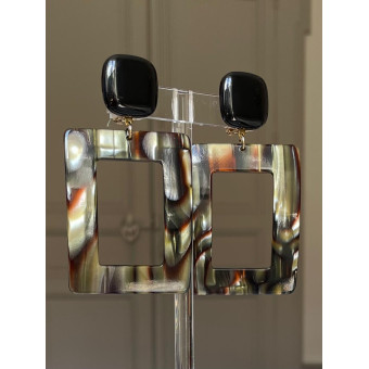 PAULA écaille onyx OP - Francine BRAMLI Paris