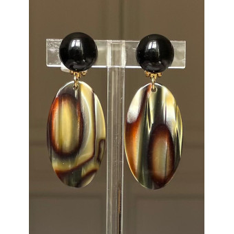 CASTANEA écaille onyx - Francine BRAMLI Paris
