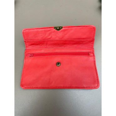 Portefeuille/porte-monnaie en rouge