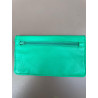 Portefeuille/porte-monnaie en Cuir vert