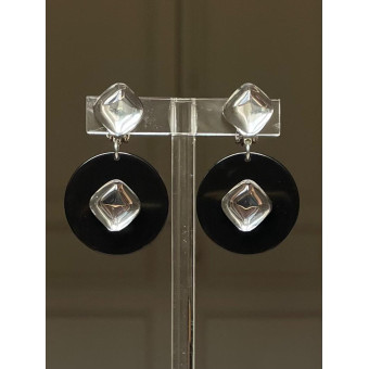 CHAPI noir & miroir blanc - Francine BRAMLI Paris