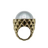 Bague DIANE Perle nacrée & dorée - Francine BRAMLI Paris