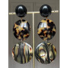 CECILIA écaille Onyx & écaille Tokyo - Francine BRAMLI Paris