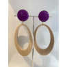 AZALEE beige & Violet - Francine BRAMLI Paris