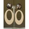 AZALEE beige & marron - Francine BRAMLI Paris