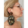 AZALÉE 2 écaille onyx - Francine BRAMLI Paris