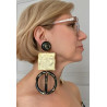 ASYM 2 écaille onyx - Francine BRAMLI Paris