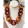 Collier FREDDY Maillons ambre - FRANCINE BRAMLI Paris