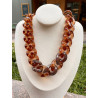 Collier BENOIT Maillons ambre - FRANCINE BRAMLI Paris
