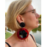 STELLA Noir & rouge - Francine BRAMLI Paris