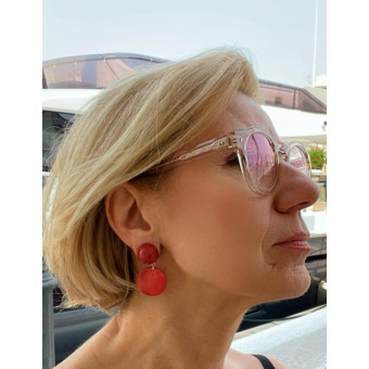 CLARA rouge rouille - Francine BRAMLI Paris