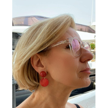 CLARA rouge rouille - Francine BRAMLI Paris