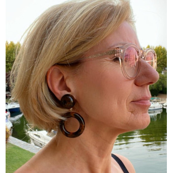 VANILLE ambre marron - Francine BRAMLI Paris