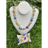 Bracelet LÉO cristal multicolore - Francine BRAMLI Paris