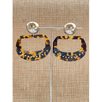 WISSALE MM écaille cloutée argent - Francine BRAMLI Paris