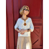 Collier cordon JULES Marron ocre - FRANCINE BRAMLI Paris