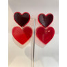 LOVELY coeur rouge bordeaux - Francine BRAMLI Paris