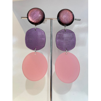 ROSALIA rose/violet - Francine BRAMLI Paris