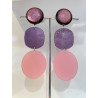 ROSALIA rose/violet - Francine BRAMLI Paris