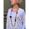 Collier EMILIO écaille ambre - FRANCINE BRAMLI PARIS