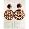 FILIGRAM LAZER Marron - Francine BRAMLI Paris