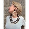 Collier REYNALD écaille Tokyo - FRANCINE BRAMLI Paris