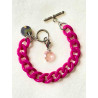 CHARLY Maillons Framboise Charms cristal - FRANCINE BRAMLI Paris