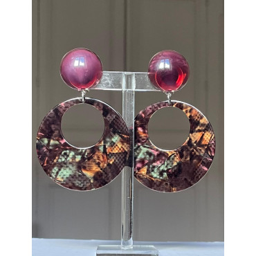 CLOE PM Wild Prune - Francine BRAMLI Paris