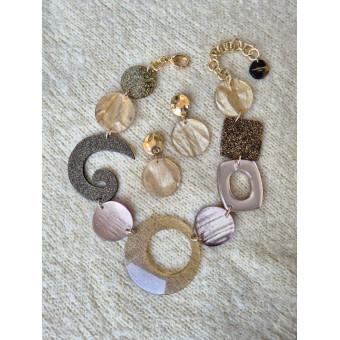 Collier LOÏC Doré- Francine BRAMLI Paris