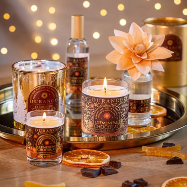 Bougie CLÉMENTINE CHOCOLAT - DURANCE 180gr
