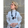 Collier LOÏC noir - Francine BRAMLI Paris