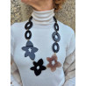 Collier LOÏC noir - Francine BRAMLI Paris