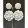FLOWERS M blanc - Francine BRAMLI Paris