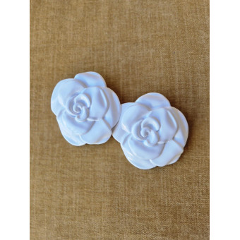 Rainball FLOWERS blanc XL - Francine BRAMLI Paris