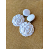 FLOWERS M blanc - Francine BRAMLI Paris