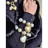 Bracelet TEODOR 3 perles nacrée - Francine BRAMLI Paris